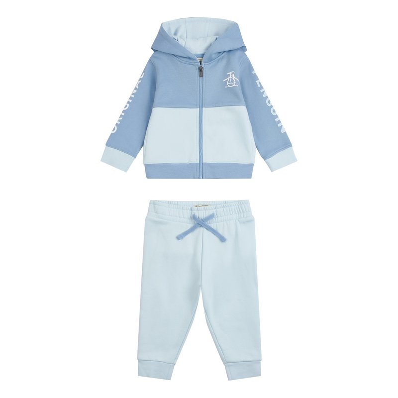 Original Penguin Block Hoodie Set