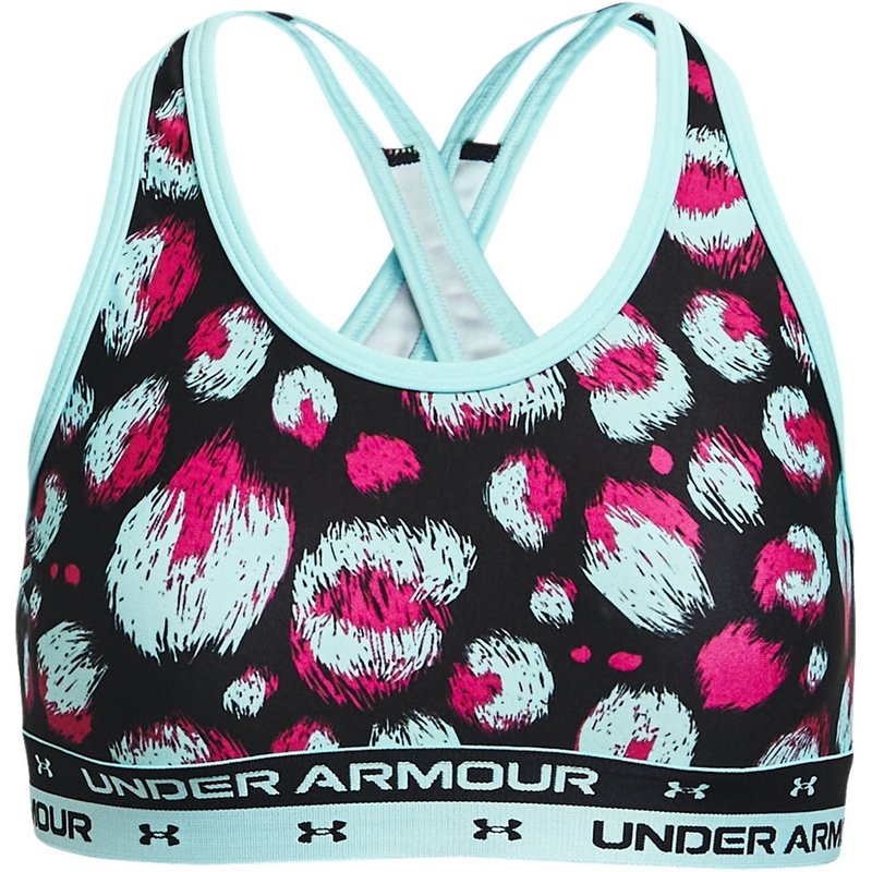 Under Armour Crossback Printed Sports Bra Junior