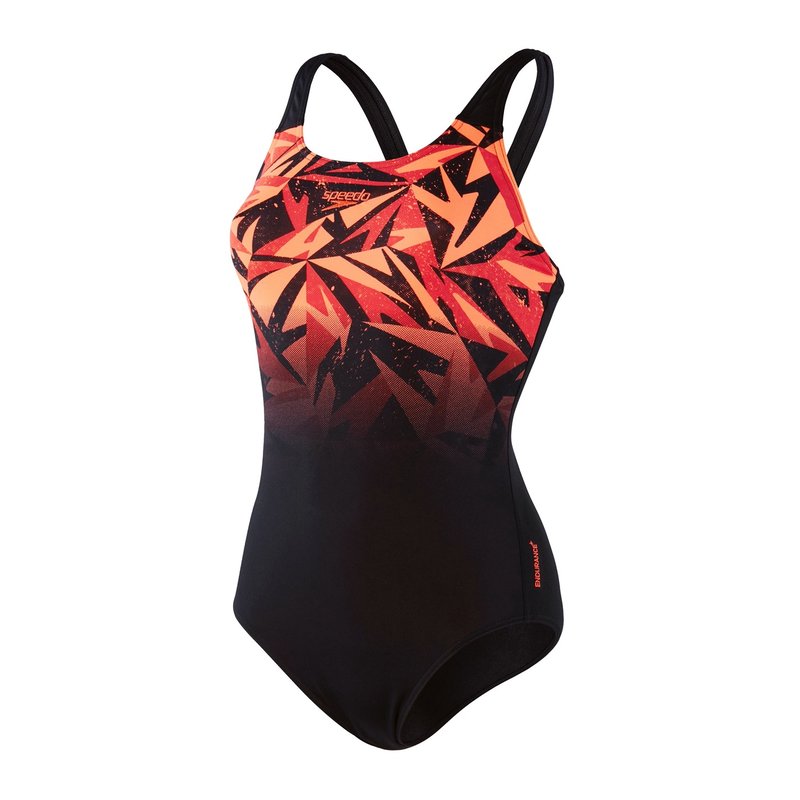 Speedo HB Place Muscle Back Swimsuit Ladies