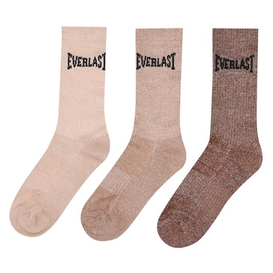 Everlast 3 Pack Crew Socks Mens