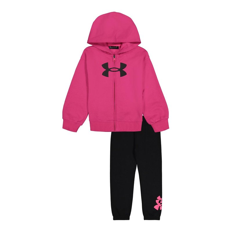 Under Armour Armour Hooded Zip Set Baby Girls
