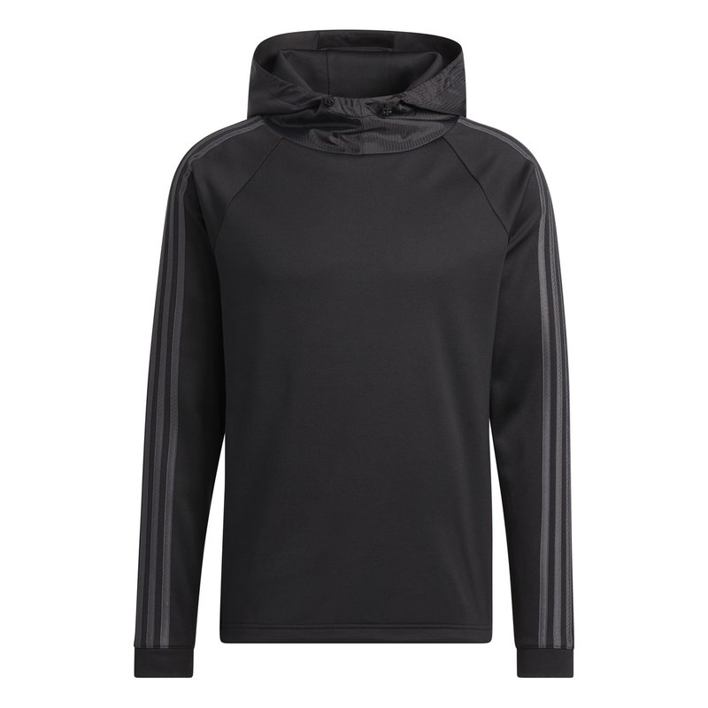 adidas 3 Stripe Hoodie Mens