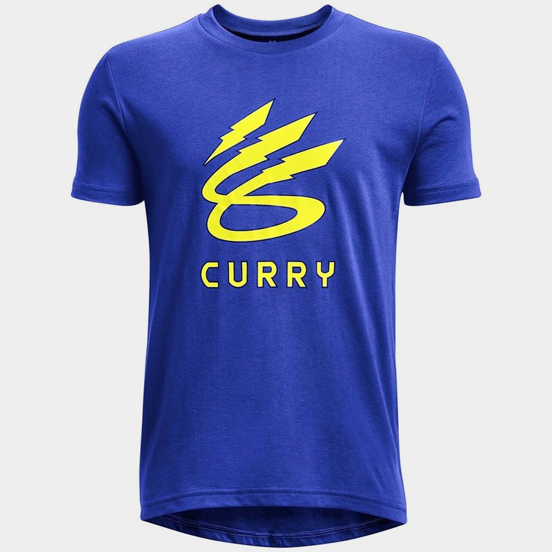Under Armour Curry Logo T Shirt Junior Boys