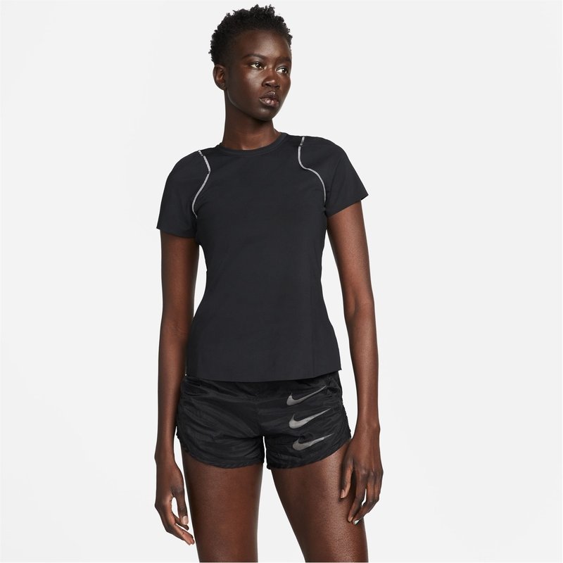 Nike Dri FIT Run Division Womens Short Sleeve Top