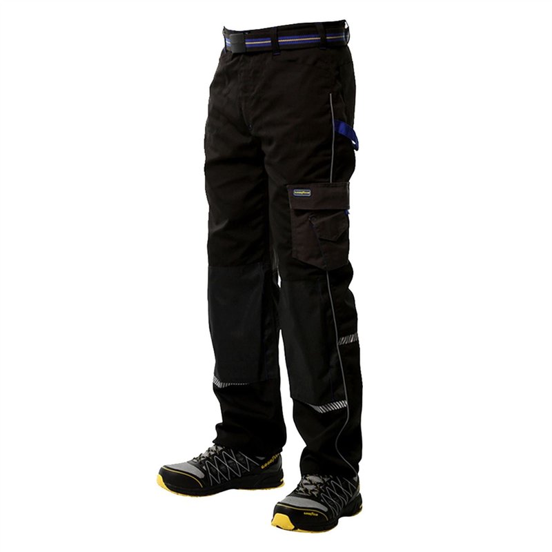 Goodyear Reflective Trim Workwear Trousers Mens