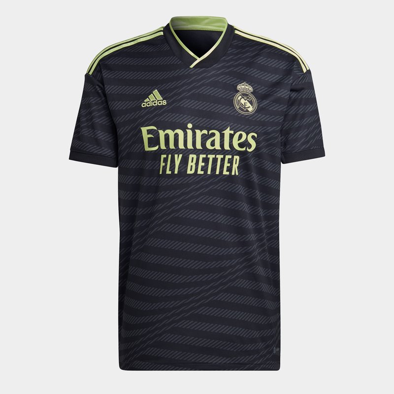 adidas Real Madrid Third Shirt 2022 2023 Mens