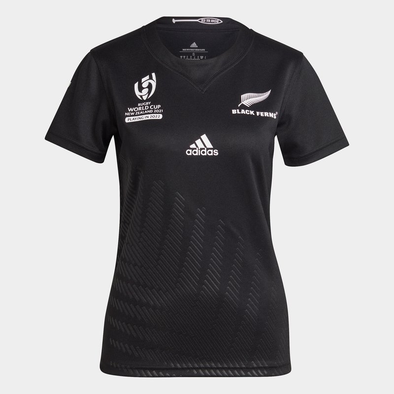 adidas Black Ferns 2022 RWC Home Womens Rugby Shirt