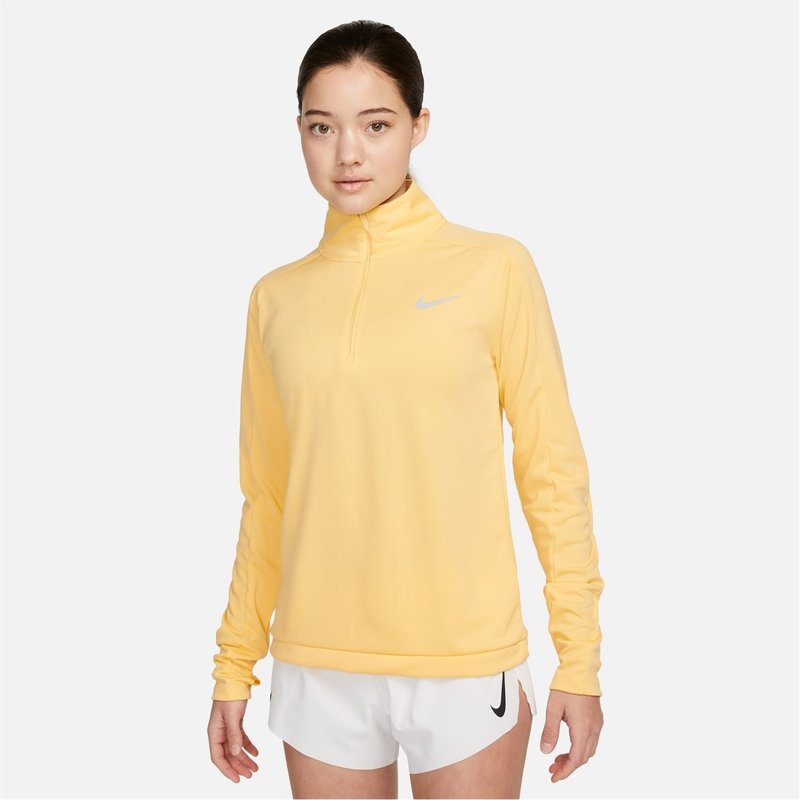 Nike Pacer Womens Long Sleeve 1 2 Zip Running Top