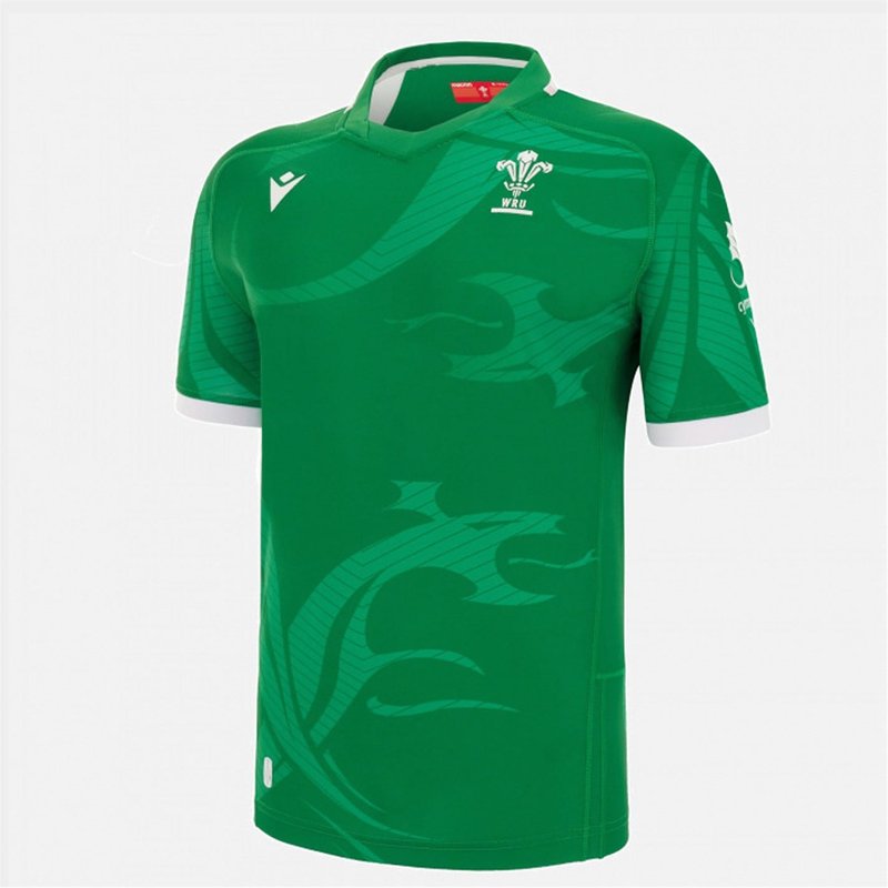 Macron Wales 2022 CWG Away Mens Rugby Shirt