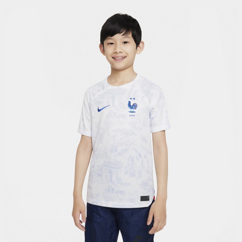 Nike France Away Shirt 2022 2023 Juniors
