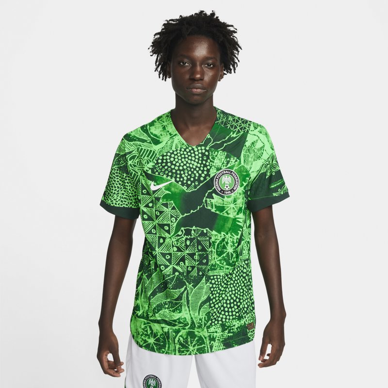 Nike Nigeria Authentic Home Shirt 2022 2023 Adults