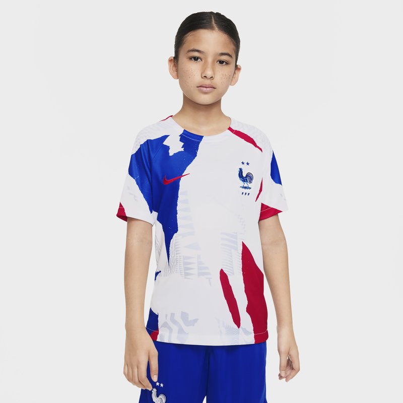 Nike France Pre Match Shirt 2022 2023 Kids