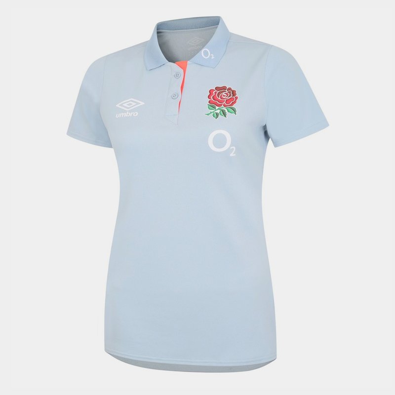 Umbro England Poly Polo Shirt Womens