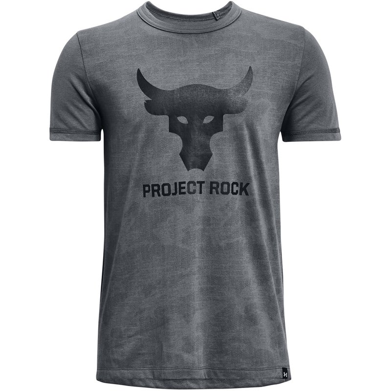 Under Armour Project Rock Grid T Shirt Junior
