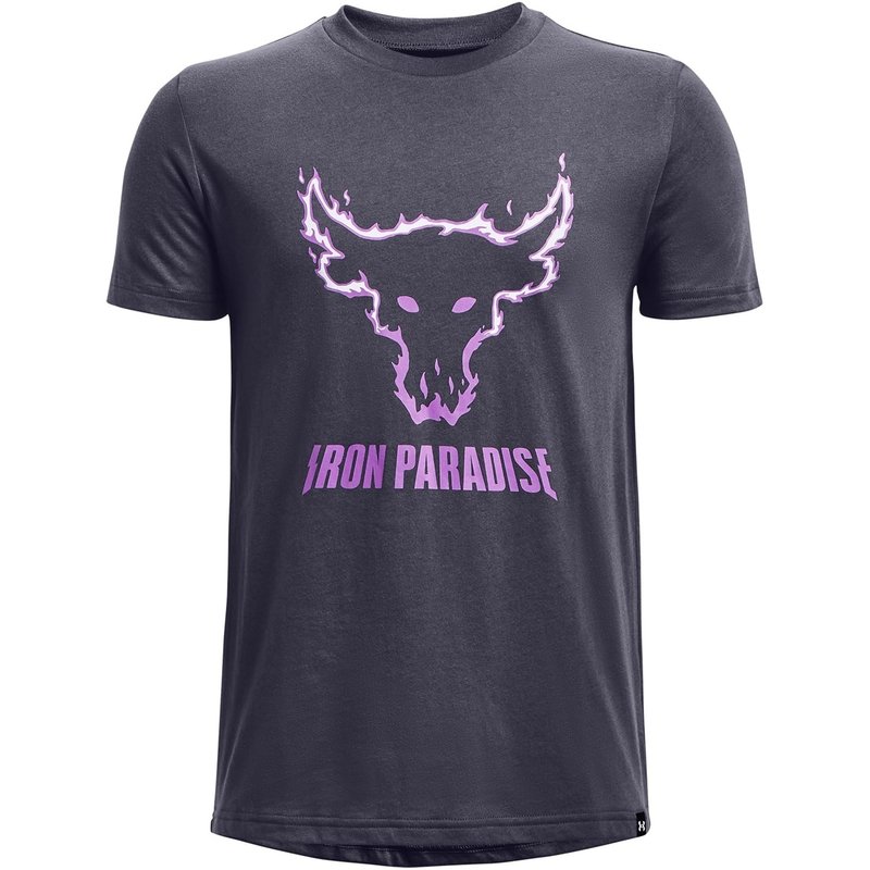 Under Armour Armour Project Rock Brahman T Shirt Junior Boys