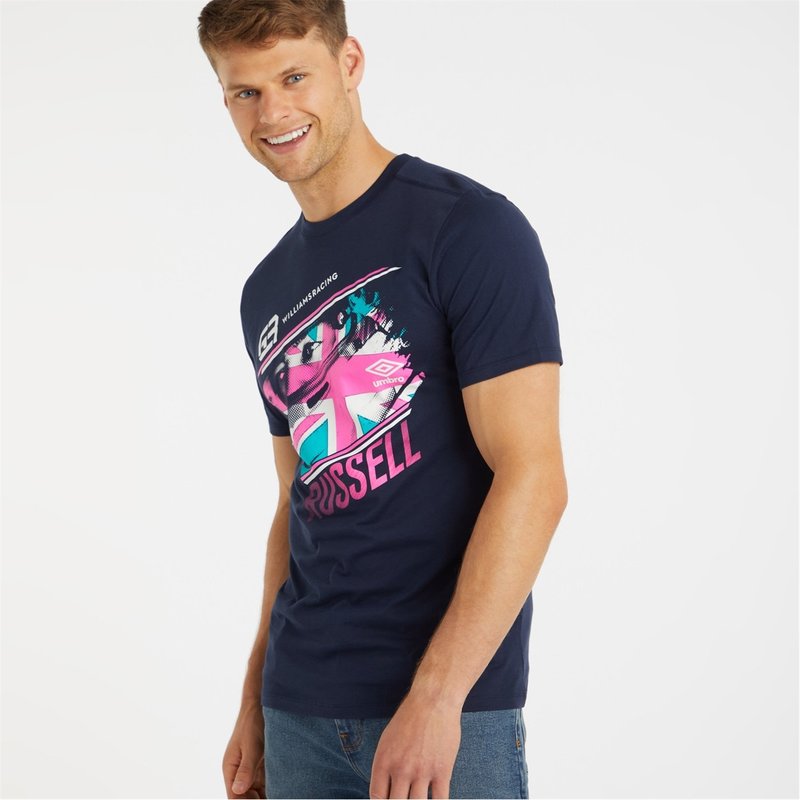 Umbro George Russell Flag T Shirt Mens