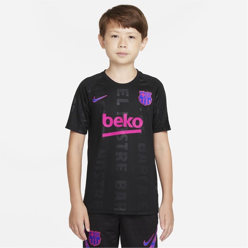 Nike Barcelona European Pre Match Shirt 2021 2022 Junior