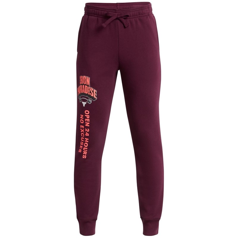 Under Armour Armour Project Rock Rival Tracksuit Bottoms Junior Boys