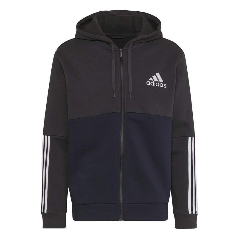 adidas Colour Block Full Zip Hoodie Mens