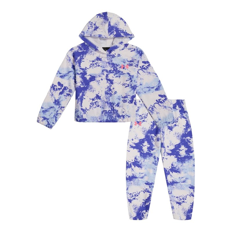 Under Armour Armour Ice Dye Hoodie Set Infant Girls