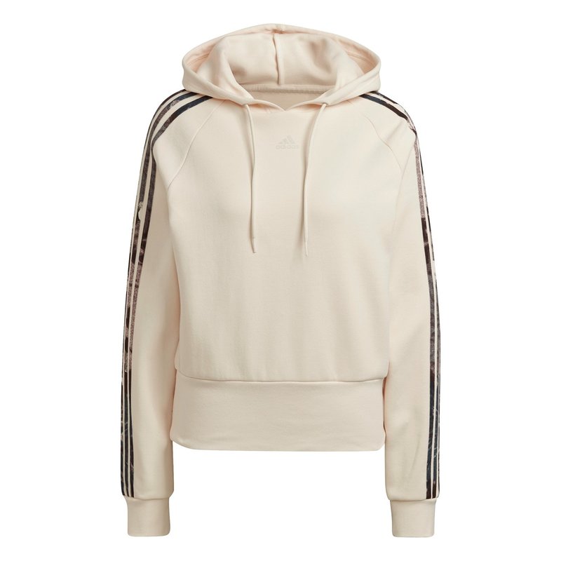 adidas 3 Stripe Hoodie Womens