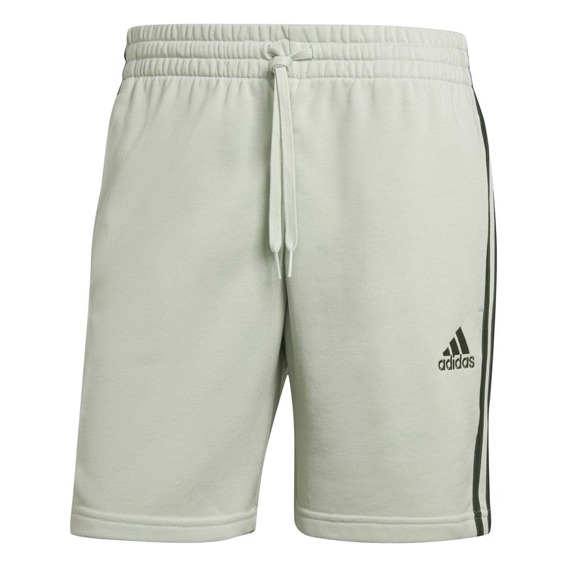 adidas 3 Stripe Fleeced Shorts Mens