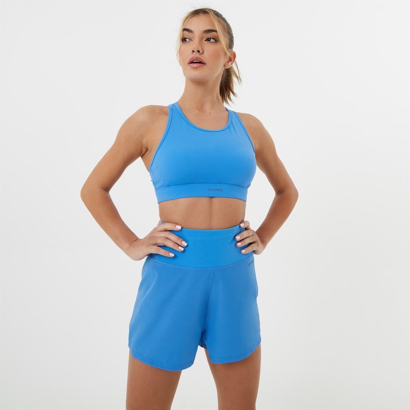 USA Pro Racer Back Sports Bra