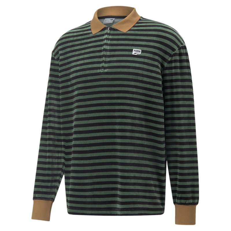 Puma Long Sleeve Polo Shirt