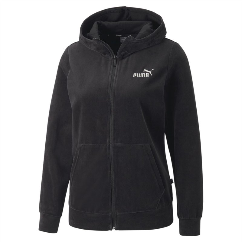 Puma Essential Velour Full Zip Hoodie