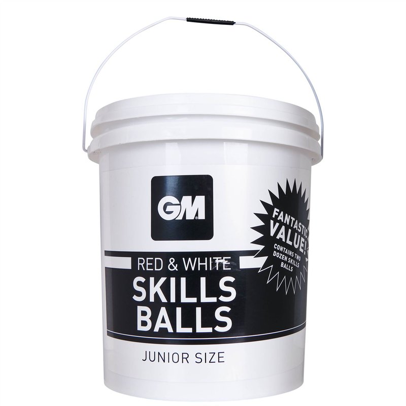 Gunn And Moore Red and White Skills Cricket Ball x24