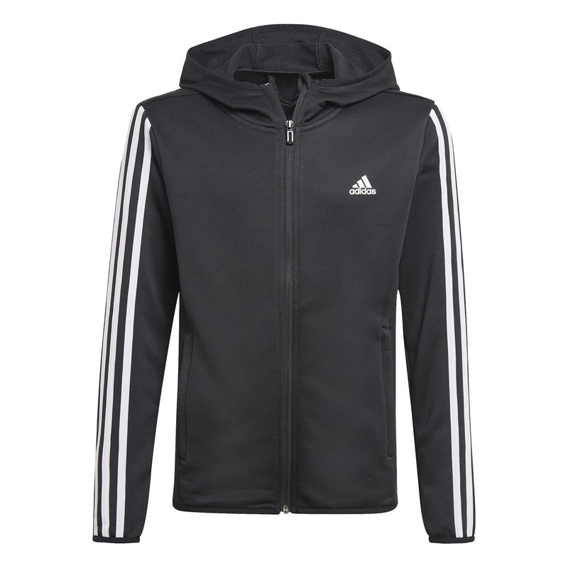 adidas 3 Stripes Hoodie Juniors