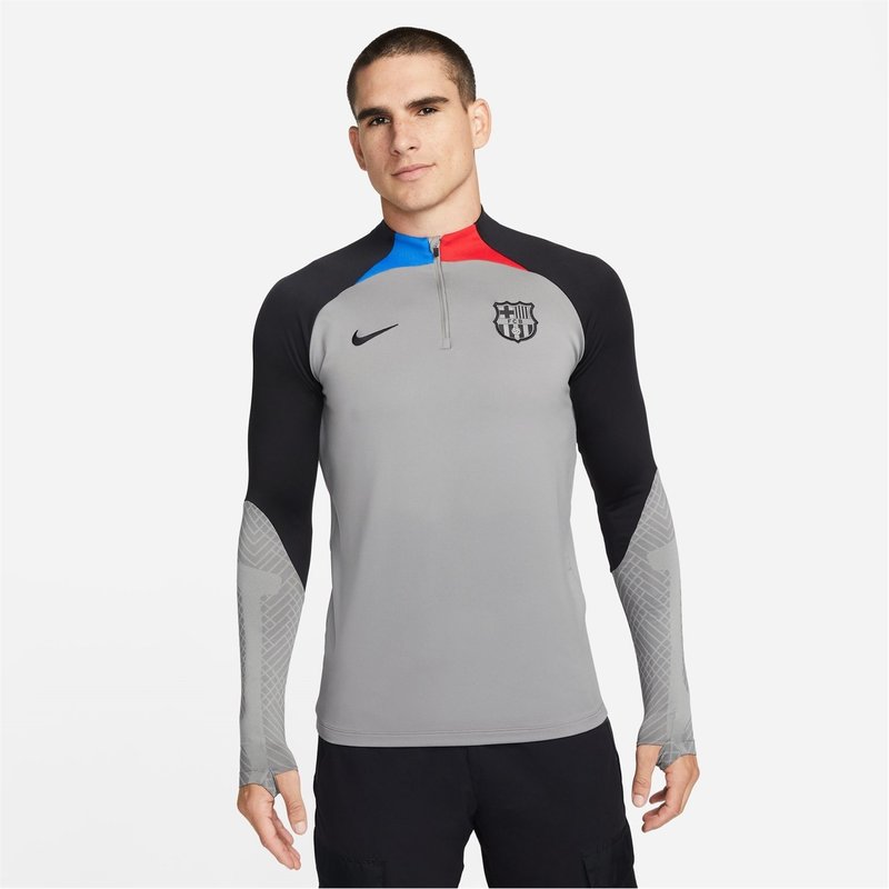 Nike FC Barcelona Dri FIT Long Sleeve Drill Top Mens