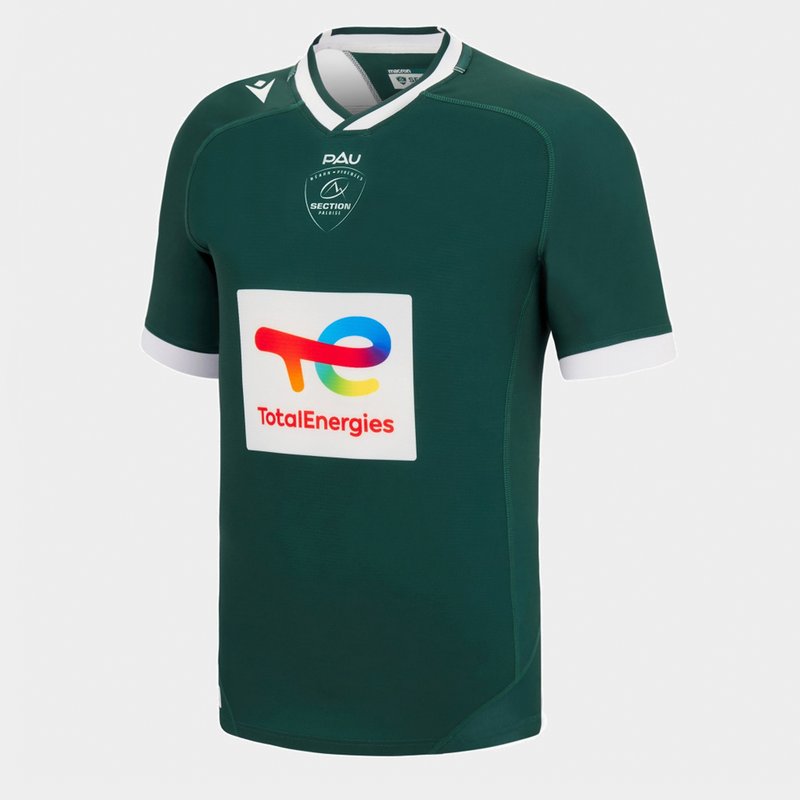 Macron Pau 22/23 Home Rugby Shirt Mens
