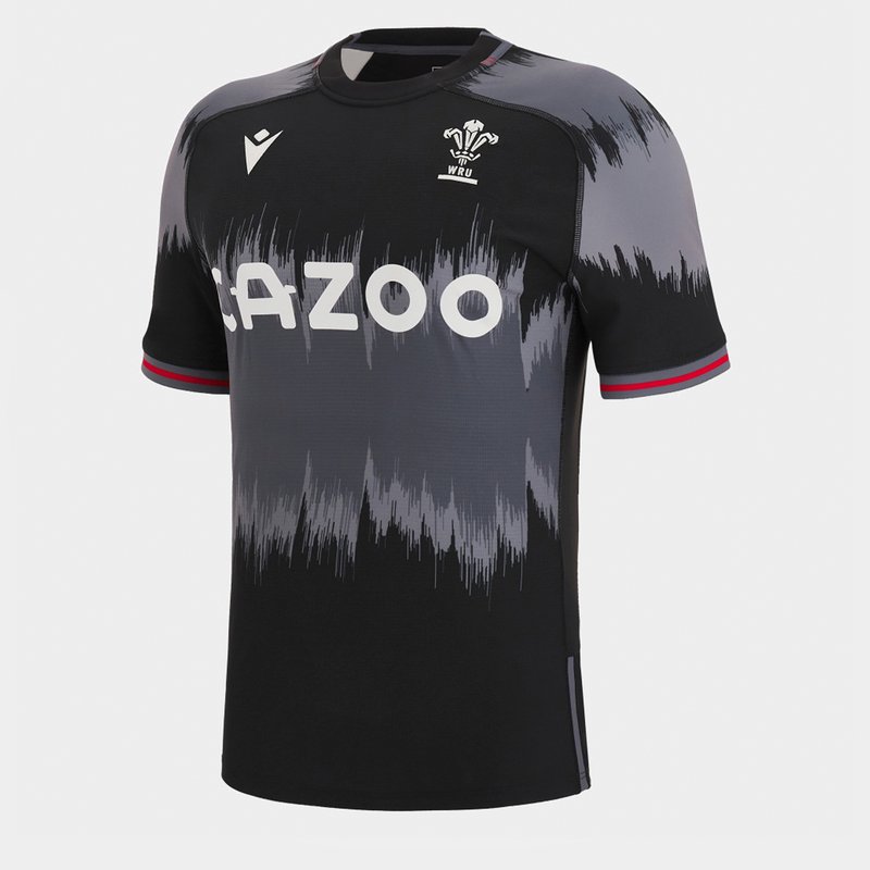 Macron Wales 22/23 Training Mens Rugby Shirt