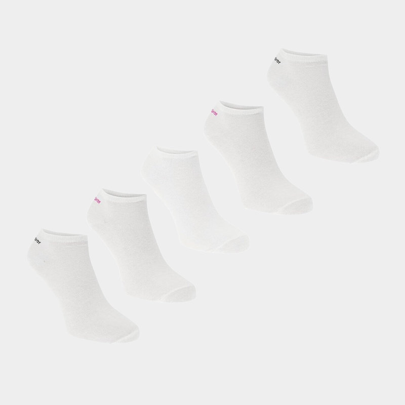 Slazenger Trainer Socks 5 Pack Ladies