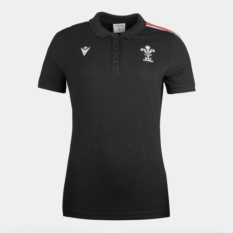 Macron Wales 22/23 Ladies Polo Shirt
