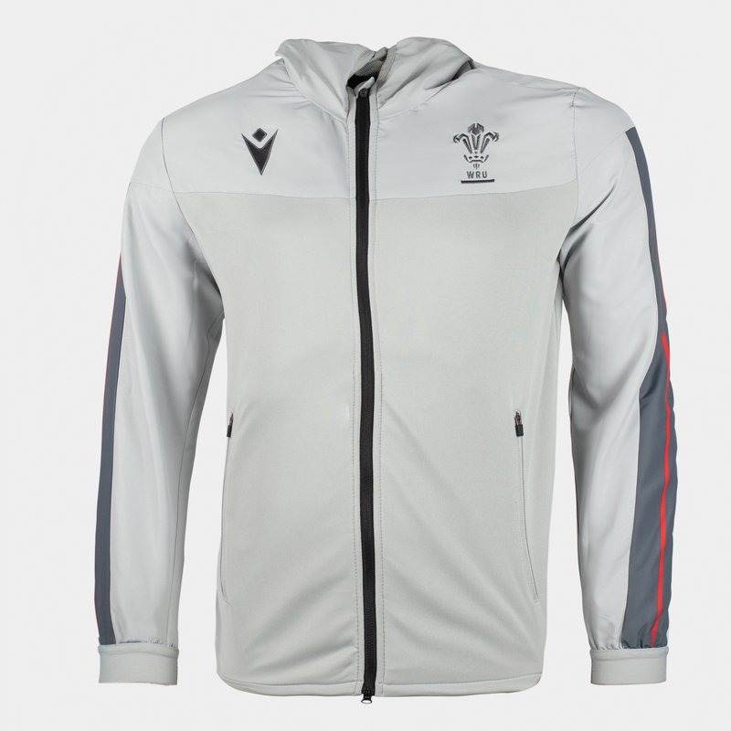 Macron Wales 22/23 Full Zip Hoodie Mens