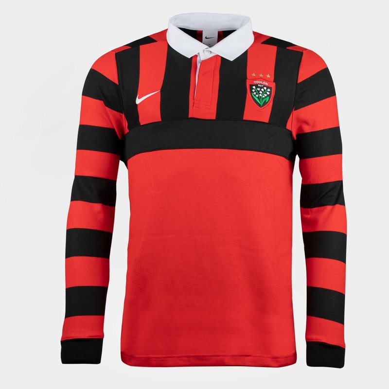 Nike Toulon 22/23 L/S Home Mens Rugby Shirt