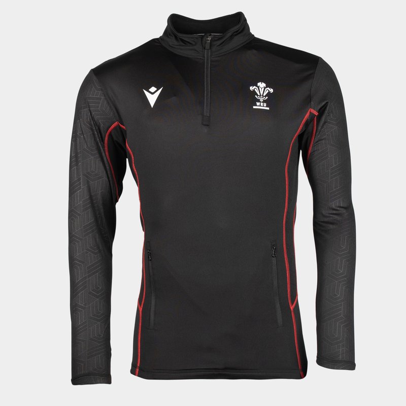 Macron Wales 22/23 Mens 1/4 Zip Top