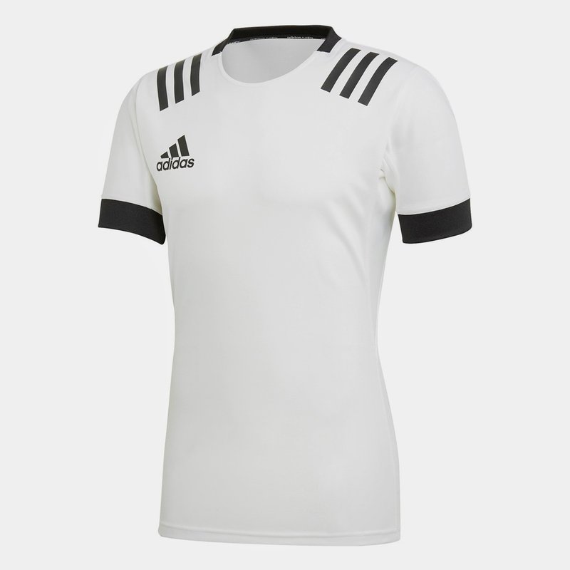 adidas 3 Stripe Training Shirt Mens