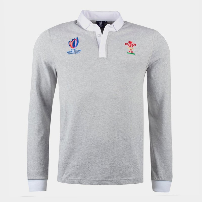 Macron Wales RWC L/S Supporters Mens Rugby Shirt