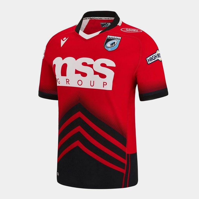Macron Cardiff Rugby 22/23 Alternate Kids Rugby Shirt