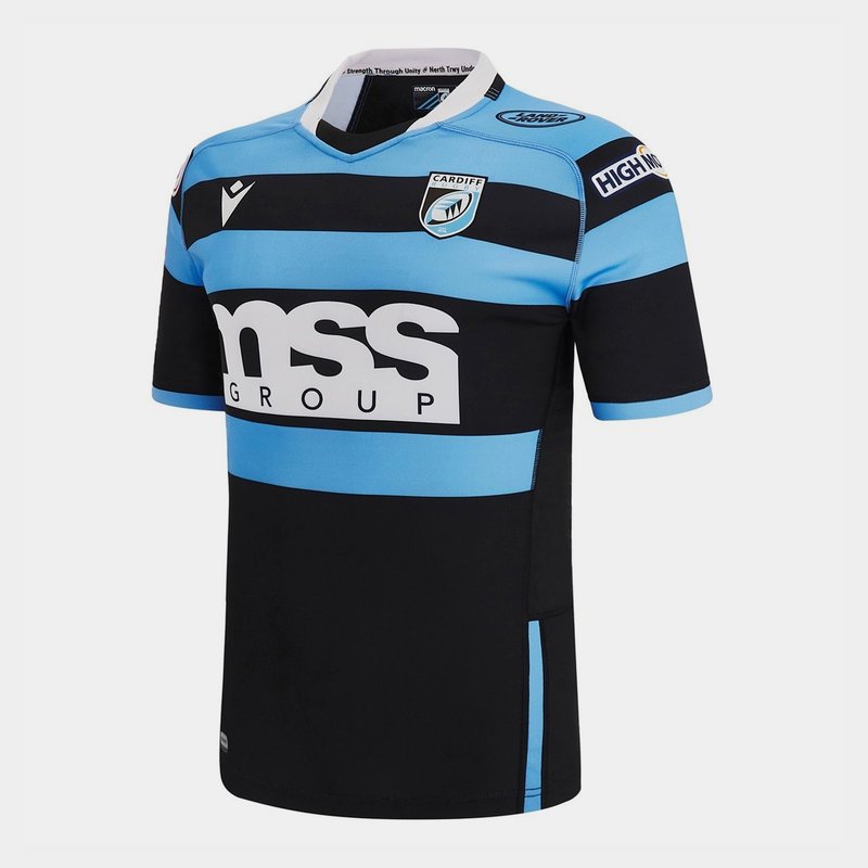 Macron Cardiff Rugby 22/23 Home Mens Rugby Shirt