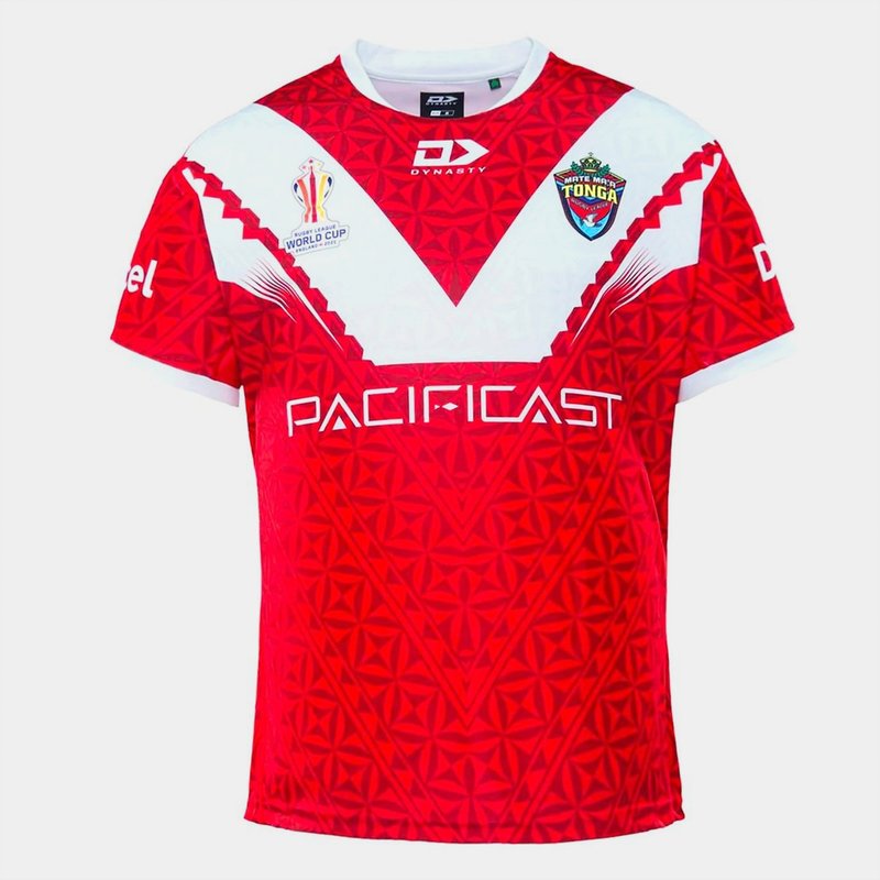 Dynasty Sport Sport Tonga RLWC Home Shirt Mens
