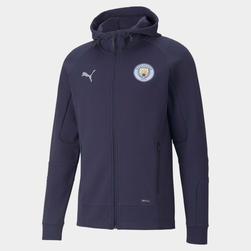 Puma Manchester City 2022 2023 Hooded Jacket Mens