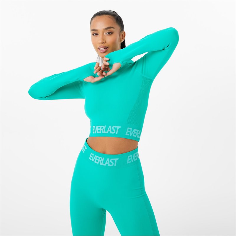 Everlast Seamless Long Sleeve Crop Top