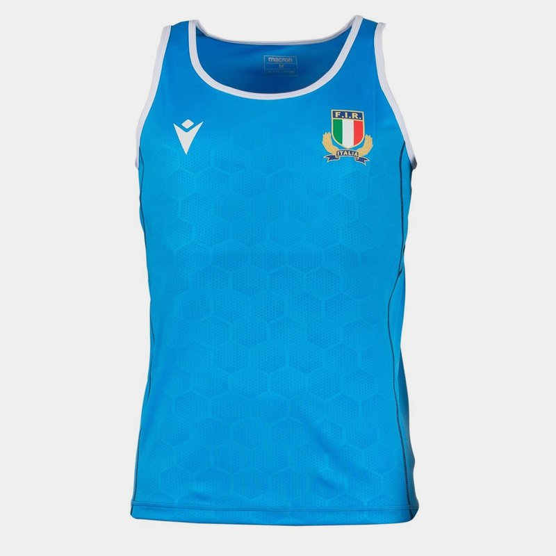 Macron Italy 22/23 Rugby Training Singlet Mens