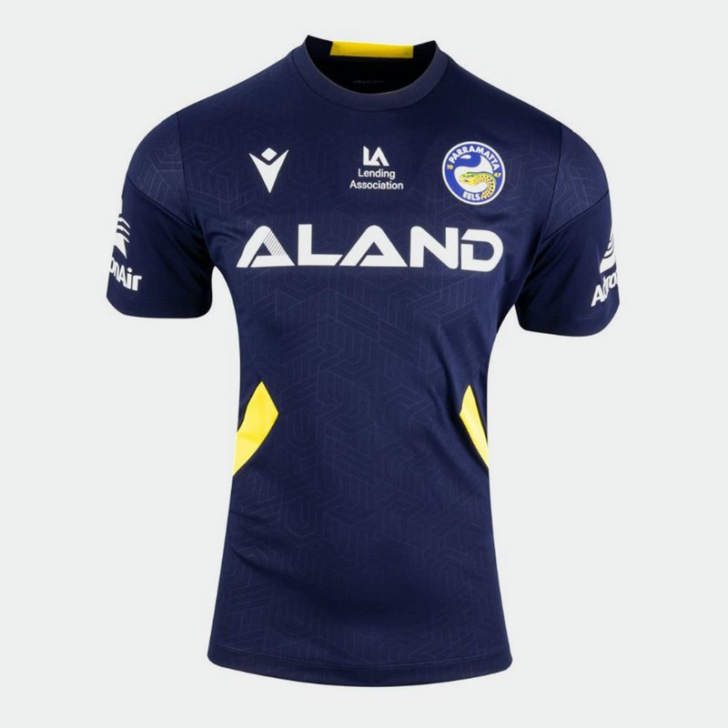 Macron Parramatta Eels 2023 Training T-Shirt Mens