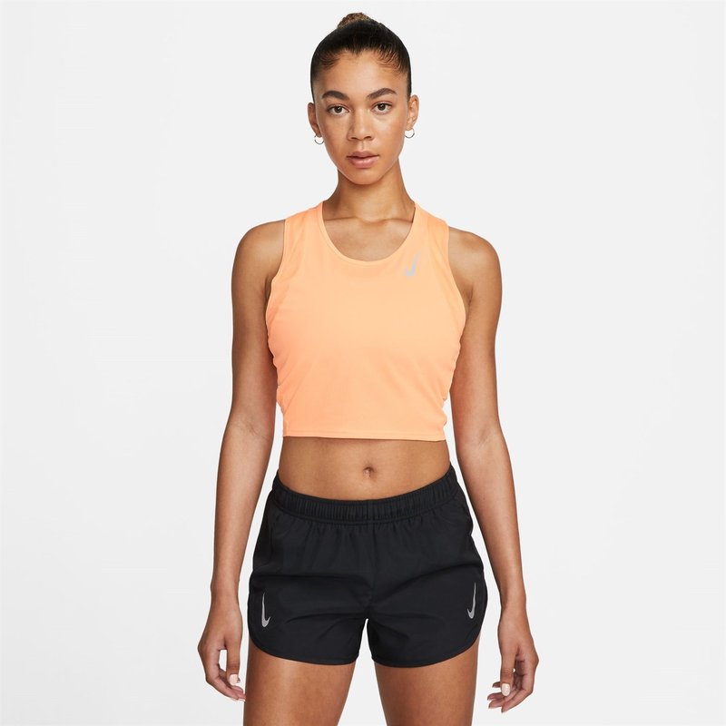 Nike Dri FIT Race Womens Cropped Running Tank