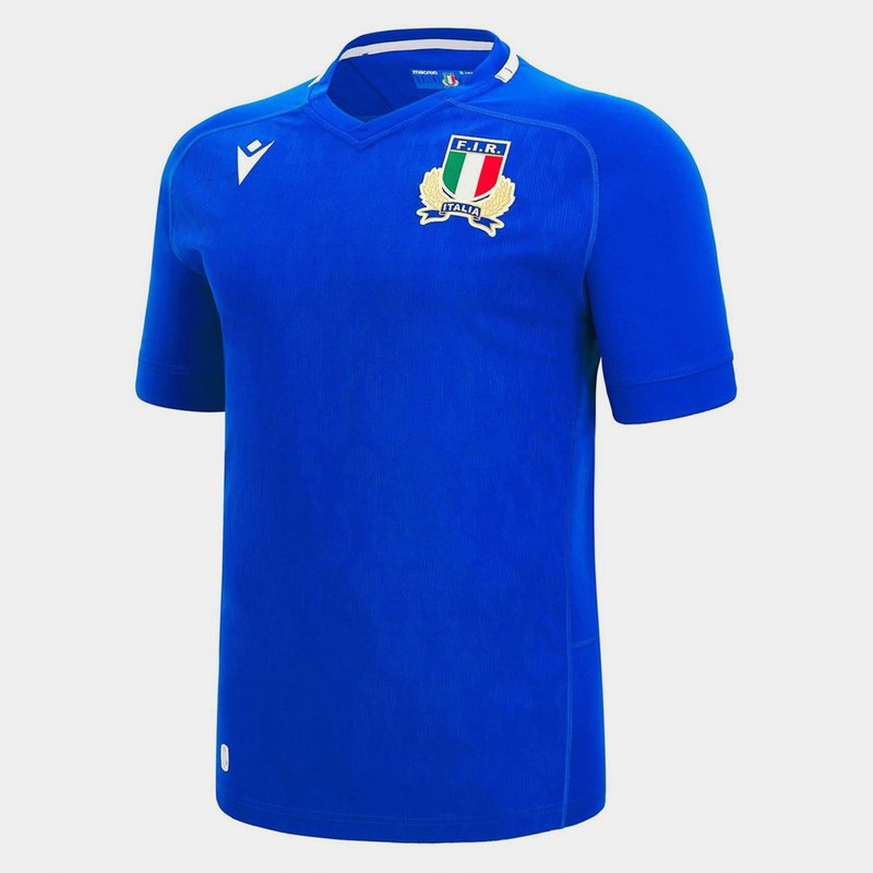 Macron Italy 22/23 Home Rugby Shirt Mens